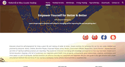 Desktop Screenshot of blisscosmichealing.net